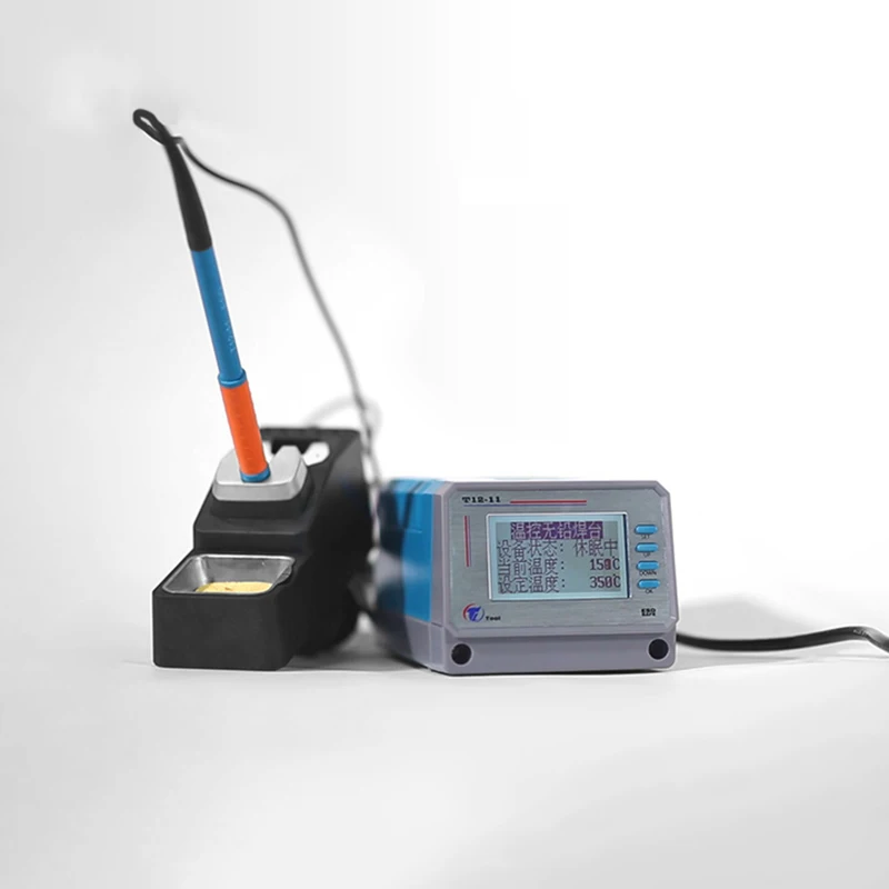 75W lead-free soldering station intelligent Digital temperature control T12-11 mobile phone pcb boa