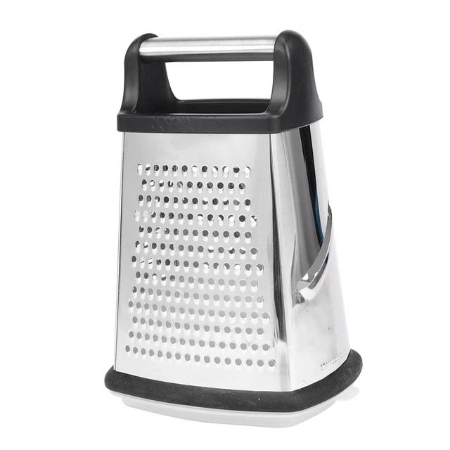 Professional Box Grater, Stainless Steel with 4 Sides, Best for Parmes –  Spring Chef