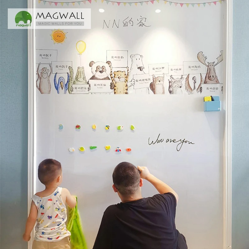 Self Adhesive White Board Paper Wall Decal Vinyl Peel and Stick Dry Erase  Whiteboard for Classroom