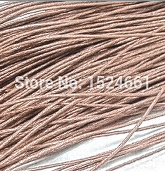 

wire 1mm hot- 80M Wholesale Brown Waxed Cotton Necklace Cord watch watches aliexpress jewelry findings wire cords rope