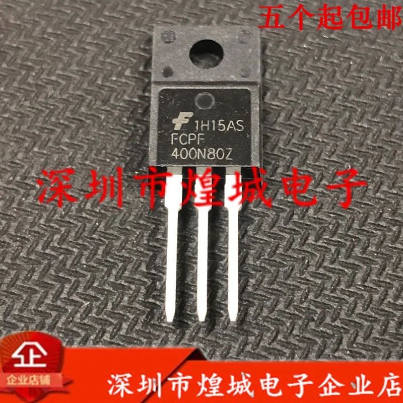 

10 шт./лот FCPF400N80Z TO-220F 800V 11A 5