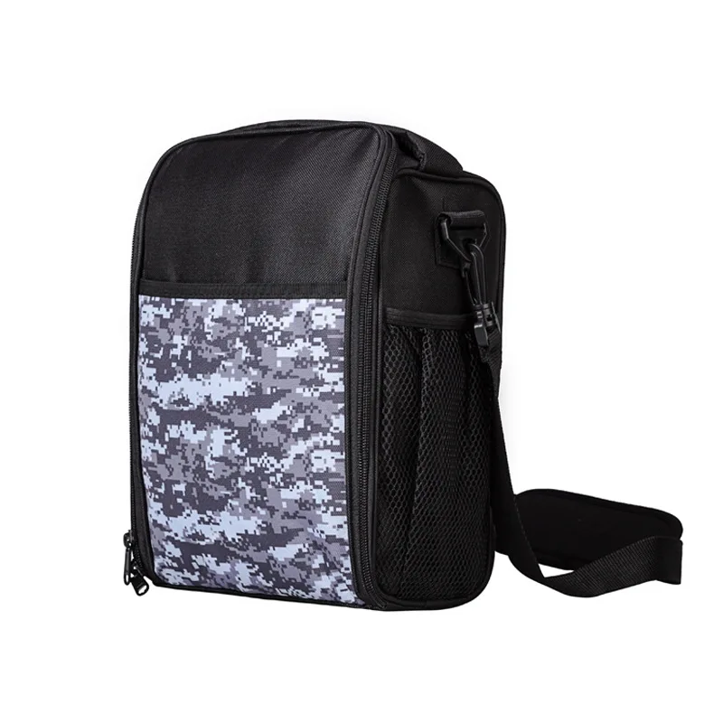 

Camouflage Oxford Lunch Thermal Bag Food Crisper Cooler Handbag Men Picnic Box Women Insulated Breakfast Bento Shoulder Bag