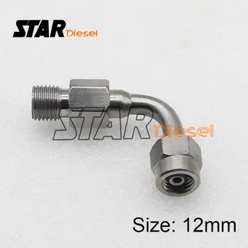 

Test Bench Pipe Conversion Connector Part, S0878 M14-M12 Common Rail Injector Pump Connect Joint to the Common Rail Tube