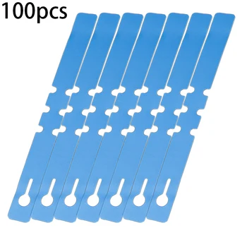 

100 Pcs PVC Garden Plant Tree Hanging Tags Labels Nursery Waterproof Marker