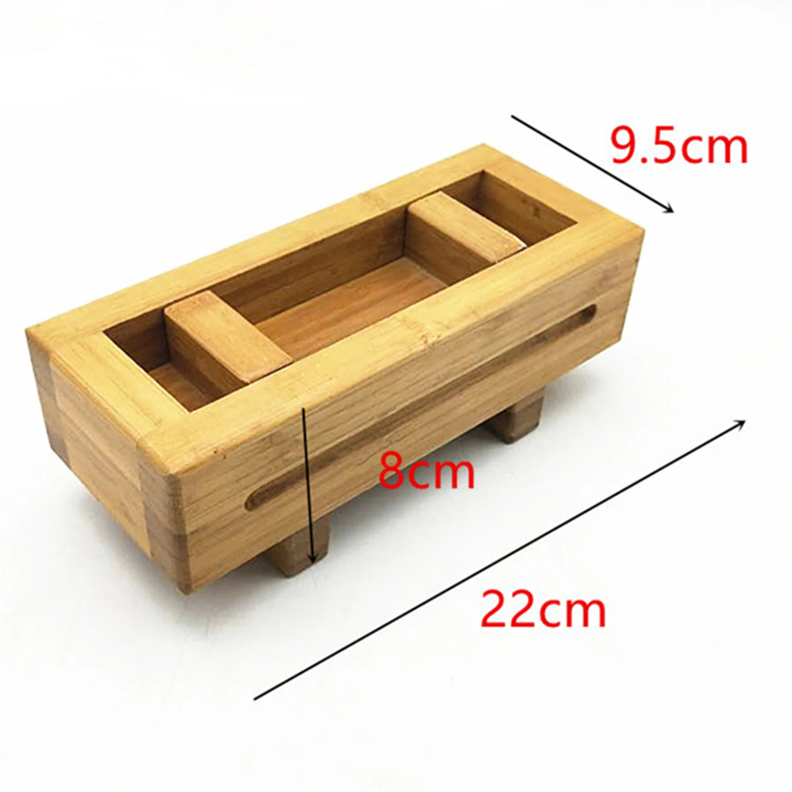 Wood Sushi Press mould, Rectangular Sushi Press Maker Oshizushi mould Box  Sushi Maker Tool DIY Wood Sushi Making Kit Portable Rice mould Box for