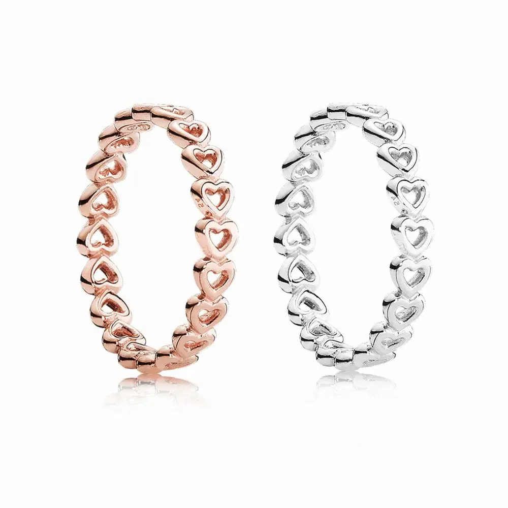 

Ajax 925 Sterling Silver Fashion Trend Lovely Heart Ring Is A Woman's Intimate Wear Items