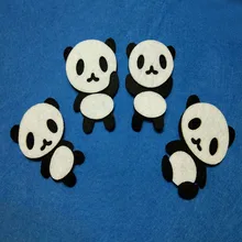 Милый Черный Белый 4 стиля панда DIY нетканый мат ткань для DIY проект украшения дома детского сада