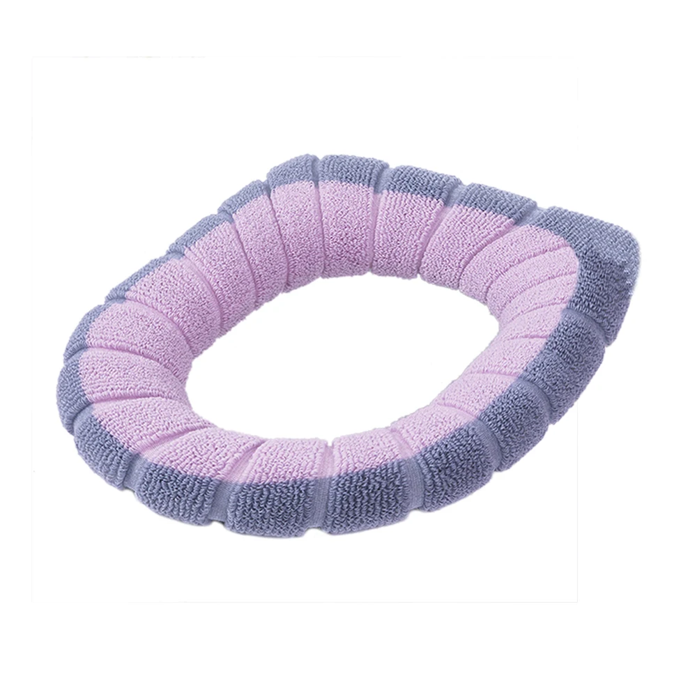 LLX4916 New Universal Comfortable Soft Heated Washable Toilet Seat Mat Cover Bathroom Accessories Interior For Home Closestool Mats - Цвет: LLX4916
