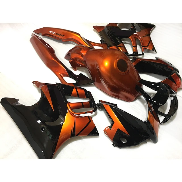 Kit de carenagem cor laranja para honda, cbr600, f3 97, 98, conjunto completo de peças, nova carenagem cbr 600, f3 1997, 1998, lh75 3