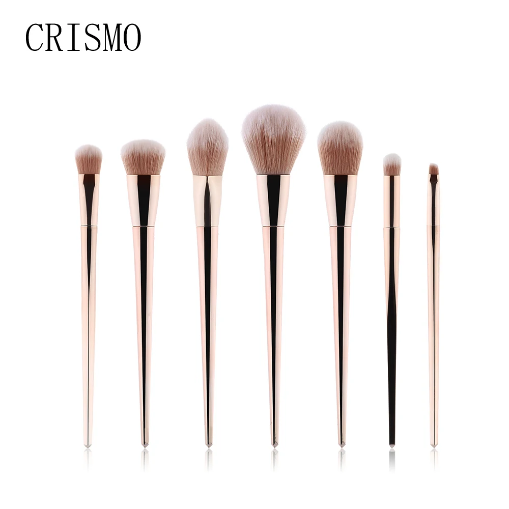 CRISMO 7 12pcs Makeup Brushes Set Powder Foundation Eye Shadow Blush Blending Cosmetics Beauty Make Up 2