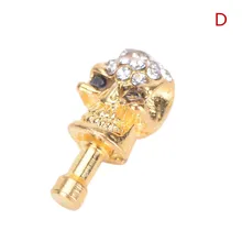 Заглушка от пыли для Iphone для samsung 3,5 мм затычка от пыли-1 шт./10 шт. МИЛЫЕ черепаха/Коала/в форме черепа кошка Форма дизайн мобильного телефона уха Кепки