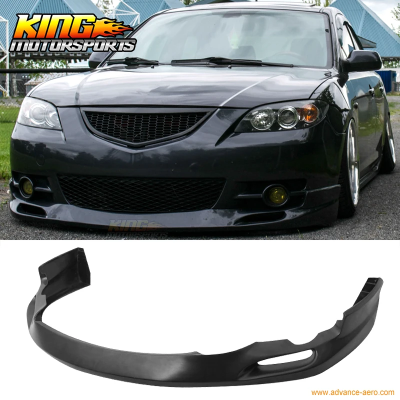 Fit For 04 06 05 Mazda 3 S Type Urethane Front Bumper Lip Spoiler Pu Body Kit 04 05 Global Free Shipping Worldwide Body Kit Pu Body Kitbumper Lip Spoiler Aliexpress