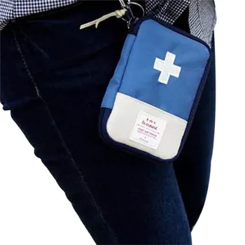 

Travel Mini First Aid Pouch Portable Emergency Medicine Storage Bag Pills Drugs Package Container