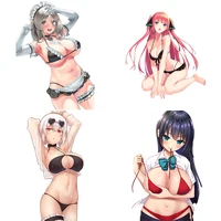 Sex Woman Stickers HOT Bikini lady wall sticker  sexy girl Anime  Car Styling Vinyl Car Window Wiper Decal