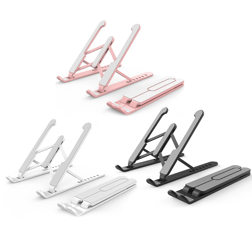 Ajustable antideslizante ordenador portátil soporte Base agarradera Base elevador 6 engranajes altura portátil de refrigeración soporte portátil para 11-17 pulgadas Tablet