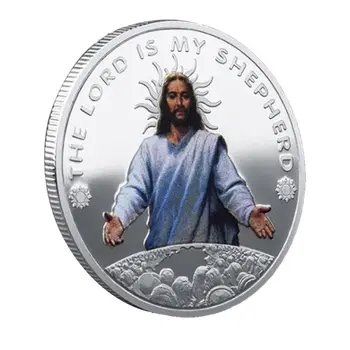 

Jesus Christ Religion Commemorative Coin Collection Souvenir Art Commemorative Coin Magic coin Fairy coin Myth coin God's gift