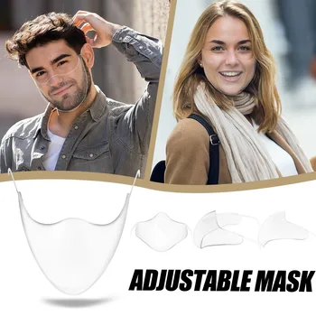 

NEW Radical Alternative Transparent Face Shield Helmet Durable Mask Face Shield Plastic Reusable Cover Mouth Nose Helmet