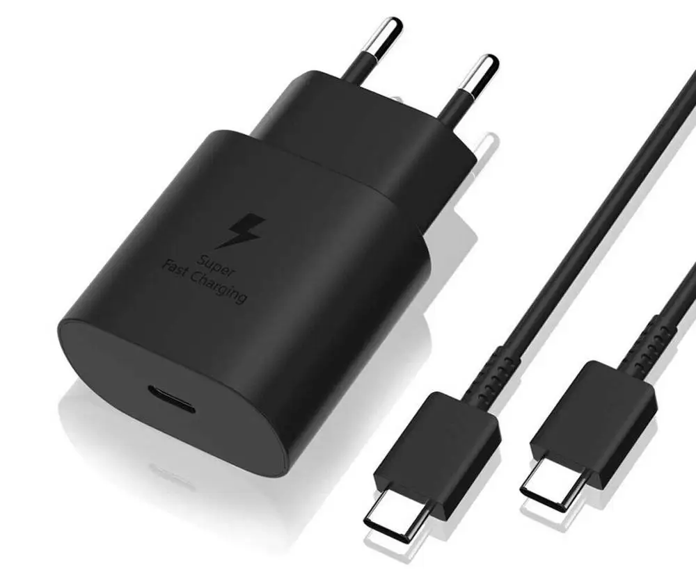 Оригинальное быстрое зарядное устройство samsung galaxy a51 25 Вт USB PD Адаптивное для A71 A70