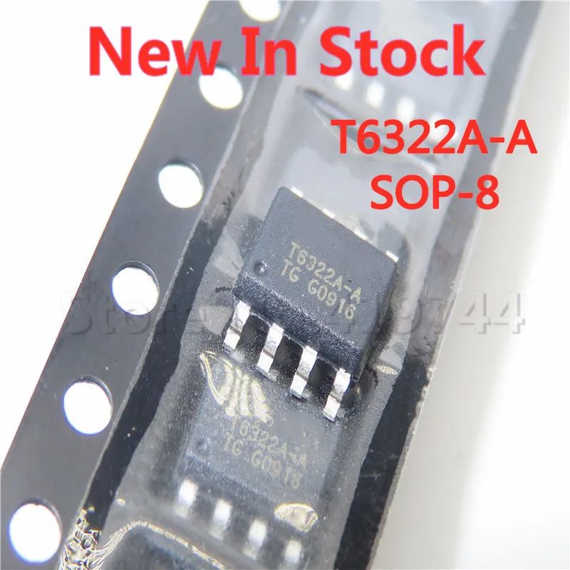 5PCS/LOT T6322A-A T6322A-ADG SOP-8 LED driver chip In Stock NEW original IC | Электронные компоненты и