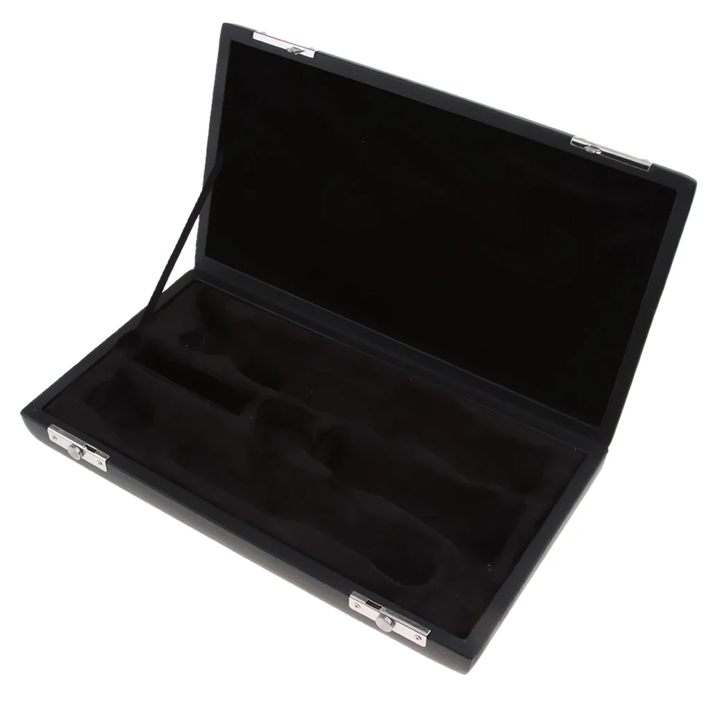 Portable Hard Oboe Wooden Case Box Container Black Shoulder Bag Accessories for Oboe Instrument Parts