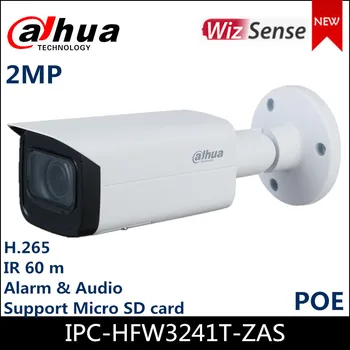 

Dahua 2MP Lite AI IP Camera IPC-HFW3241T-ZAS IR Vari-focal Bullet Network Camera support Face Recogniton IR 60m cam
