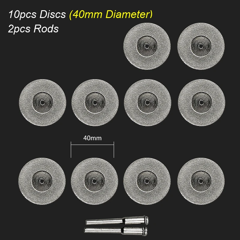 Versatile Diamond Cutting Disc for Rotary Tools - Ideal for Wood, Stone, Plastic, Glass, and Tile