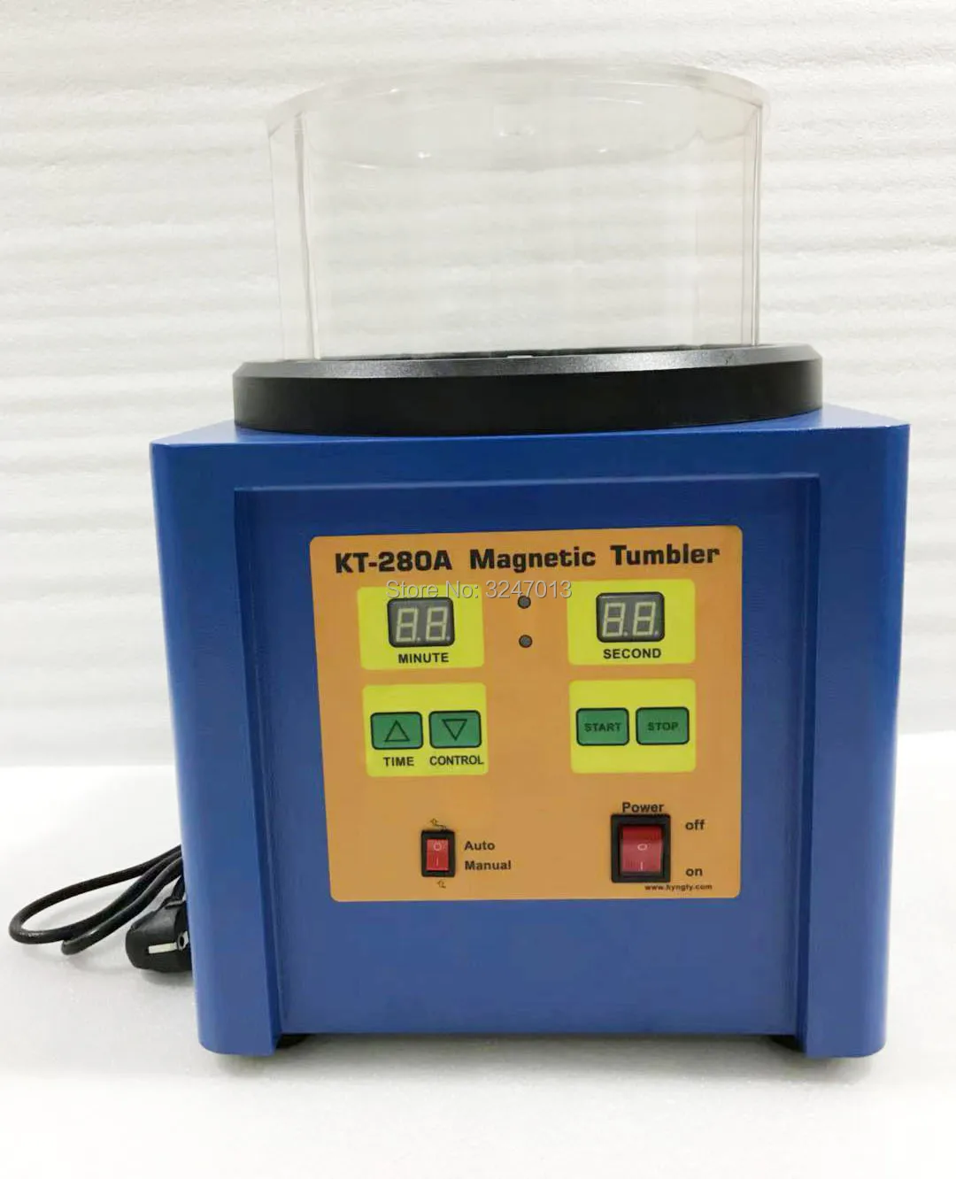 

KT-280 Magnetic Tumbler Jewelry Tools Rotary Tumbler Rotary Polishing machine