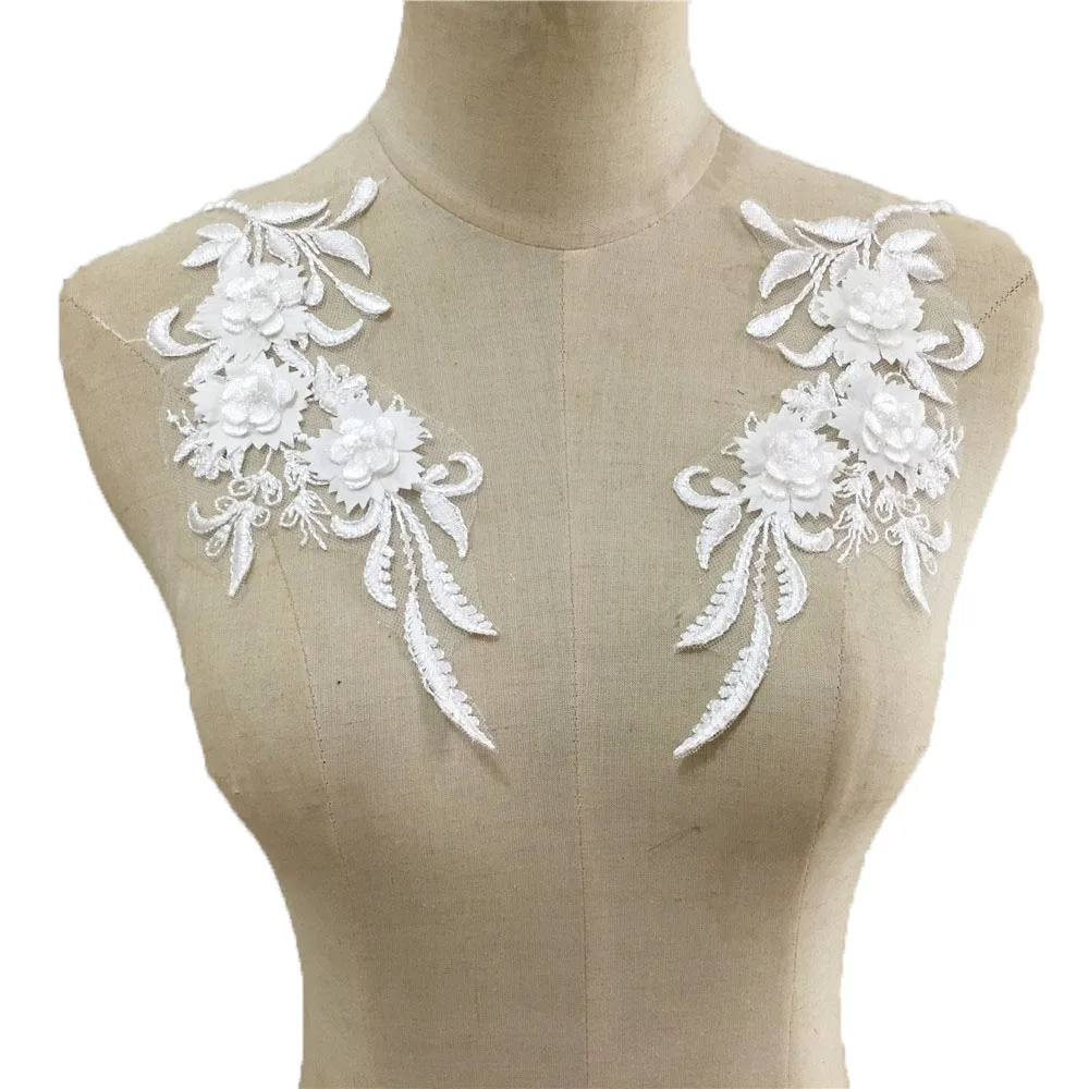 3D three-dimensional flower embroidery lace garment applique craft fabric sewing DIY supplies accessories lace fabric,lace garment accessories,lace sewing supplies,lace accessories,lace sewing accessories,clothing accessories