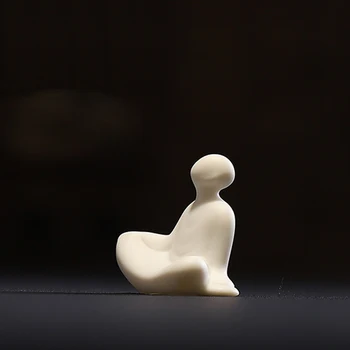 

Creative Meditate Little Man Figurines/Zen Budas Decoration Sculpture/Miniature Garden Home Desk Fish Tank Statue Accessories