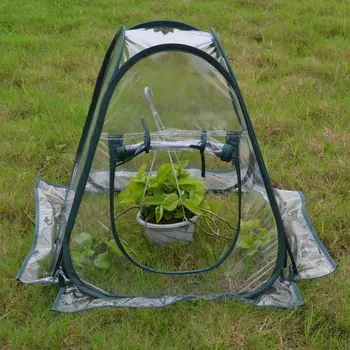 

Portable Mini Greenhouse Tent, Outdoor Green Gardening Plant Hot House, Flower Pot Cover For Garden Patio Home Backyard