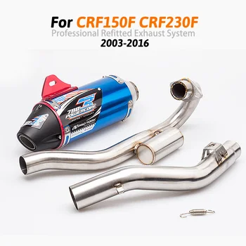 

Motocross CRF150 CRF230 Complete Exhaust Muffler Pipes Dirt Bike Exhaust Pipe Full System For CRF150F CRF230F 2003-2016