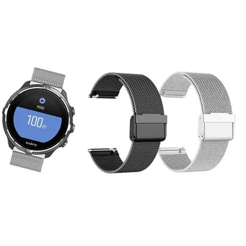 

Stainless Steel Buckle Milanese Watch Strap Watchband for Suunto Spartan Sport /Wrist HR Suunto 9 /9 Baro Watch Repair Part