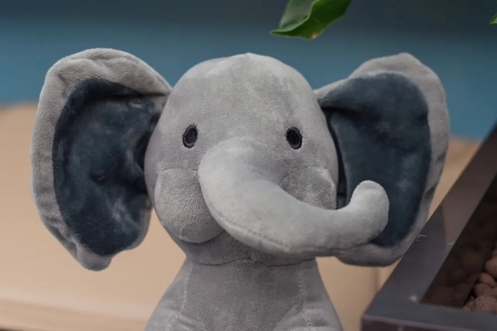 25cm Cute Elephant Plush Toys Bedtime Originals Choo Choo Express Humphrey Soft Stuffed Animal Doll for Baby Kids Birthday Gift