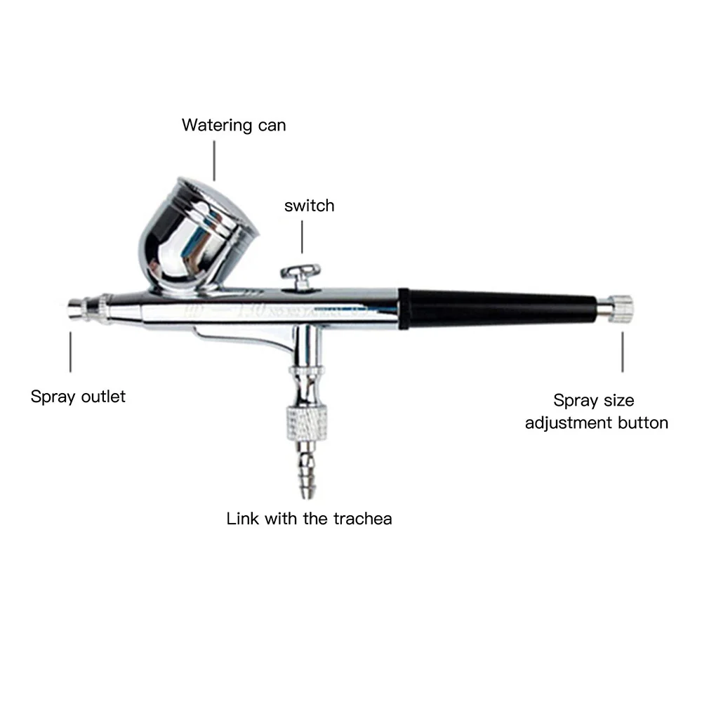 Airbrush Nail Kit With Compressor Pro Aerograph Cosmetics Face Paint Tool Air brush Make up Temporary Tattoo Set