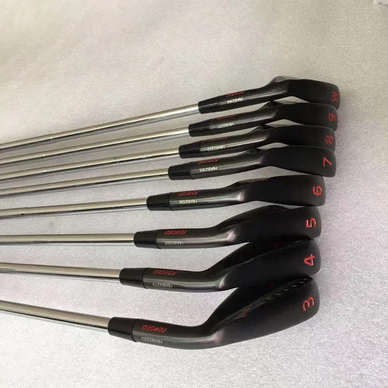 

Hombres 0311 negro rojo carta Golf Club, 3-9 W, un conjunto de 8, varillas de grafito y acero, con cubierta de varilla, entrega