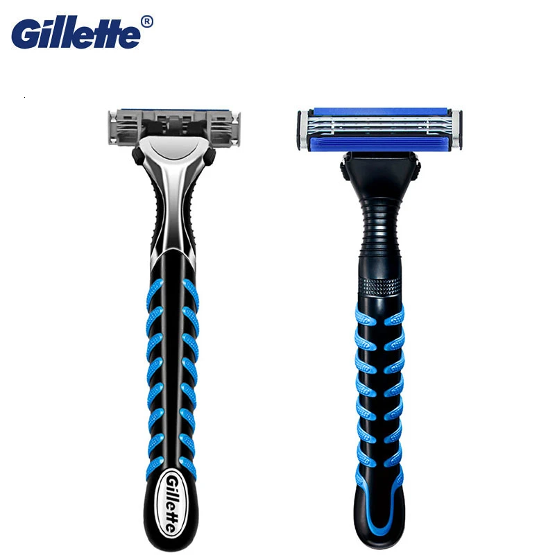 Gillette Vector 3 Original Shaving Razor 1 Handle With 3 Razor Blades For Safety Male Shaving 2