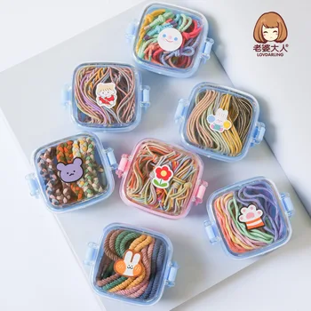 Ceny Lovdarling Koreański Styl Wysokiej Elastycznej Gumki Rzemieślniczej 10 Sztuk Schowek Zapakowane Gumki Do Włosów/opaski Do Włosów Opaska Do Włosów Wielobarwne