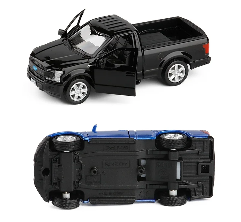 Точная имитация эксклюзивный Diecasts& Toy Vehicle: RMZ city автостайлинг Ford F150 Raptor Pickup Trucks 1:36 сплав внедорожник, отлитый под давлением модель