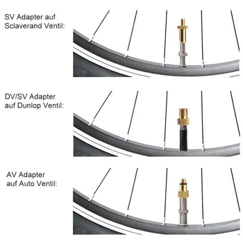 

Bicycle Valve Adapter Set High Quality Bicycle Valve Adapter Kit Set For Air Compressor Bike Floor Pump Tire Repair Tool Kit