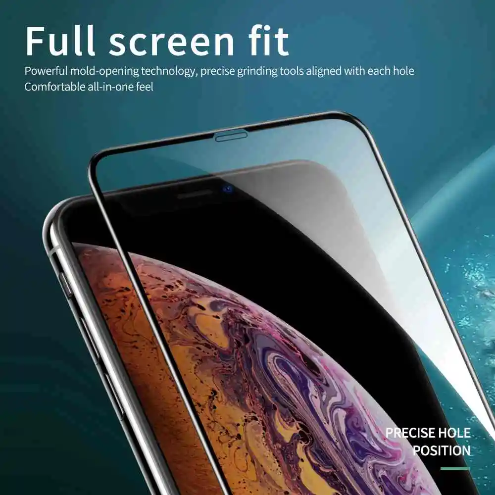 10D Полное покрытие экрана протектор для iPhone 11 Pro Max XR X XS защитная пленка из