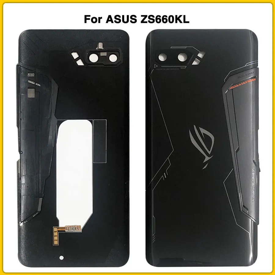 

New Tencent Game Battery Cover For ASUS ROG Phone II ZS660KL Back Door Case Battery Housing Back Cover Back Housing Cover