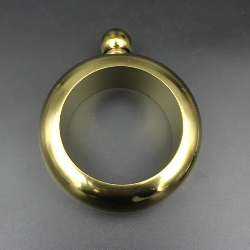 304 Stainless Steel Bracelet Wine Pot Portable 3.5 Ounce Circle Wine Pot Russia Bracelet Wine Pot