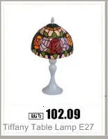 Тиффани настольная лампа витраж европейский барокко классический для гостиной E27 110-240V