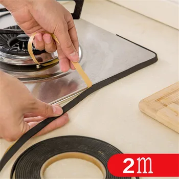 

2Roll Kitchen Gas Stove Gap Sealing Adhesive Tape Anti Flouring Dust Proof Waterproof Sink Stove Crack Strip Gap Sealing