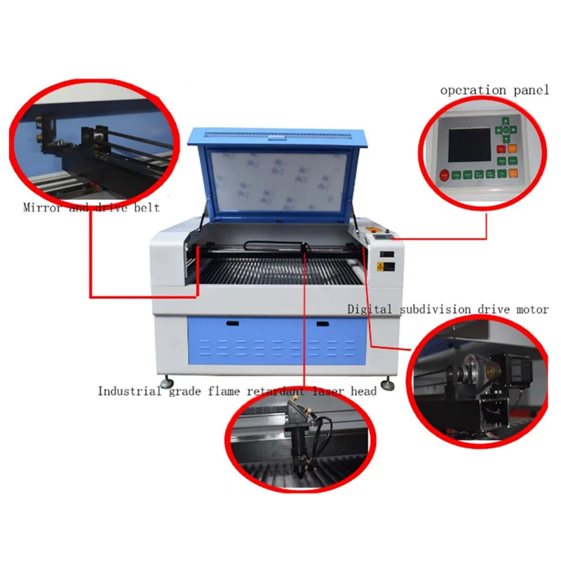 80W/100W/130W/150W 1390 CO2 Laser Engraving Cutting Machine Wood Acrylic Laser Cutter