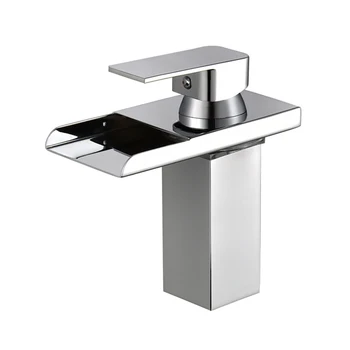 

China product brass bathroom basin waterfall faucet & lavatory faucet & lavatory mixer