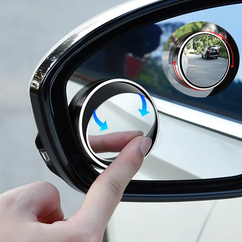 2 Pièces Rétroviseur De Voiture Miroir Rond Haute Définition