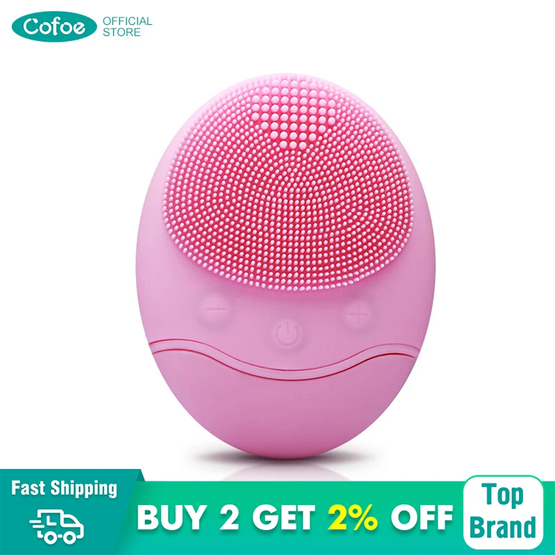 

Cofoe Electric mini Cleansing brush Silicone Deep cleansing of the face small and cute cleaning tool