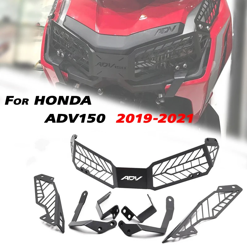 MKLIGHTECH For HONDA ADV150 ADV-150 ADV 150 2019 2020 2021 Headlight Shield Guard Protector Headlamp Mesh Grille Cover | Автомобили и