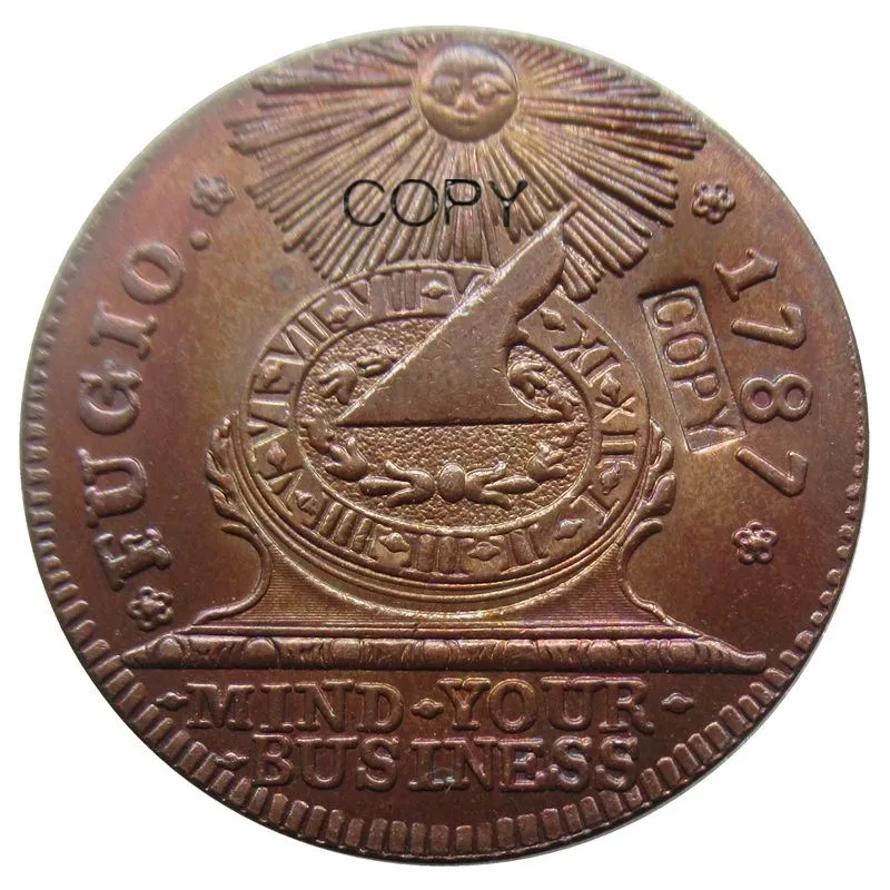 1 цент США "Fugio Cent" 1787 медная копия монеты